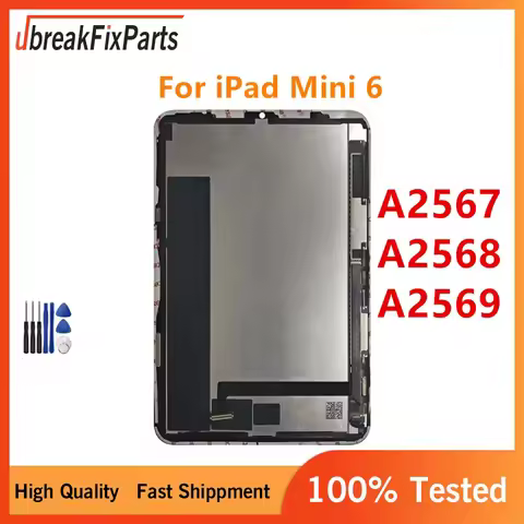 LCD Screen For iPad Mini 6 2021 A2569 A2567 A2568 LCD Display Touch Screen Digitizer Assembly Replac