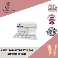 AXCEL PAPAIN TABLET 10,000 USP UNIT 10 TABLETS