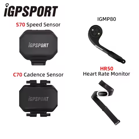 IGPSPORT IGS Speed Sensor Cadence Sensor HR50 Heart Rate Monitor SPD70 CAD70 Computer Sensor Holder 