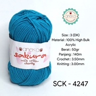 KATUN ANEKA - Sakura Milk Cotton Chunky Knitting Yarn - 4247