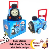 Baby Walker Baby Push Car Toys with Train design Early Learning Baby toys ( BIG) Mainan bayi jalan