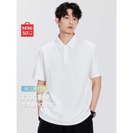 Famous Creation Premium Waffle POLO Shirt Short-Sleeved Men Young Men Men's Loose Top Men's Business