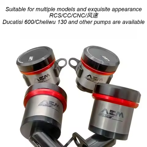 AEM oil cup integrated titanium alloy for Brembo RCS/CC direct push up pump brake AEM oil pot