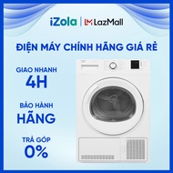 [GIAO TẠI HCM] DU8133GA0W - Máy sấy ngưng tụ Beko 8 kg DU8133GA0W - Cảm biến OptiSense tối ưu hóa qu