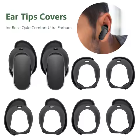 3 Pairs Silicone Earphone Earbuds Ear Tips Soft Comfortable Earplugs Cover Replacement for Bose Quie