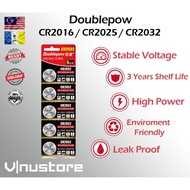 Doublepow CR2032 CR2025 CR2016 Lithium Battery • Jam Tangan • Watch battery