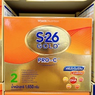 S-26 Gold Pro-C Formula 2 Milk Powder S-26 Size 1650 G. (Creastant Formula)
