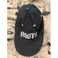 七成新 二手 古著 Roots 全封 老帽 棒球帽 size 57cm cap