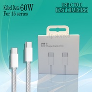 Data Charger Cable Ip 15 phone 15 Pro max Plus Series 60watt USB C To Type C Cable 1M