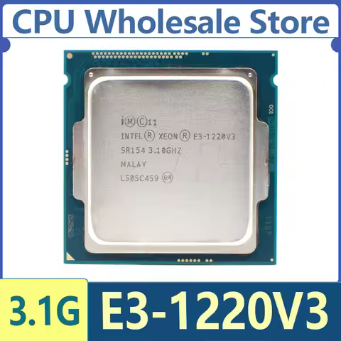 Intel Xeon E3-1220V3 E3 1220V3 3.1GHz 8MB 4 Core SR154 LGA 1150 CPU Processor
