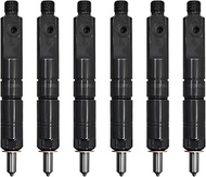 6PCS Fuel Injector Compatible with Iveco Fiat 8035 8045 2.9L 3.9L Engine Case JX65 JX70 JX85 JX90 JX