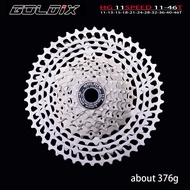 GOLDIX 10/11/12ความเร็วน้ำหนักเบา CNC แบบบูรณาการ46/50T/52T Flywheel อัตราทดเกียร์ขนาดใหญ่อลูมิเนียมอัลลอยด์จักรยานฟรีล้อภูเขาอุปกรณ์จักรยานเสือหมอบ