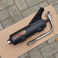 Daeng sai4 Power pipe silent killer for beat carb beat fi beat new click 125 click125 click 150 hond