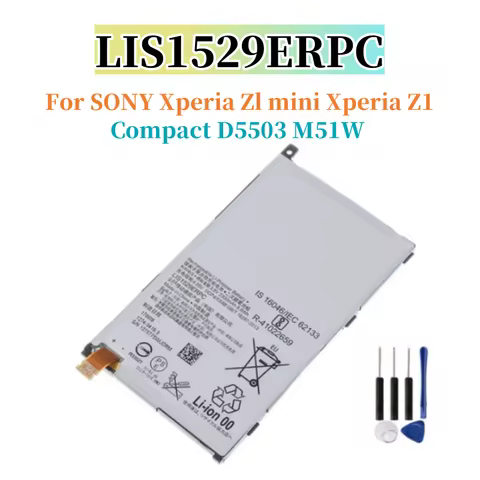 New 2300mAh LIS1529ERPC Battery For SONY Xperia Z1 mini Xperia Z1 Compact D5503 M51w Phone High Qual