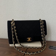 中古包 CHANEL 香奈兒 Vintage Classic Double Flap 25 布面款