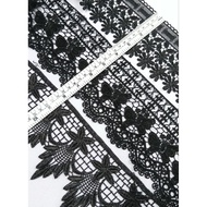 Black Lace Size 2 Inches To 10 Inches. (Sold Per Meter) Very Beautiful (For The Skirt Hem Yes 2 Mete