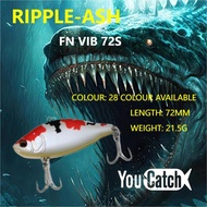 YOUCATCH RIPPLE-ASH Fishing lure FN VIB 72S (PART 1) BAITS LURES Vib lure for toman belida