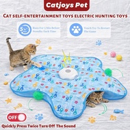 Interactive Electric Cat Toy - Automatic Hide & Seek Hunter | Smart Teaser & Spinner for Boredom Rel