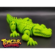 3D printed Crocodile Dam Lo toy model, 3D printed model