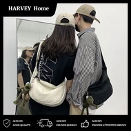 HARVEY Korean Fashion sling bag for men and women Canvas Bag Unisex minimalist solid color Casual Sports Shoulder Bag