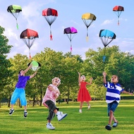 Payung Terjun Baling Tangan Hand-Thrown Flying Parachute Toy Outdoor Throwing and Flying Toy for Kid