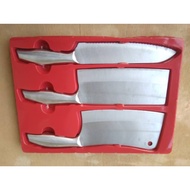 Chef Cleaver / Kitchen Cleaver / Large Knife Set of 3