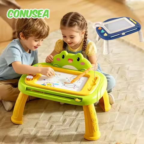 Children's Magnetic Drawing Board Baby Activity Table Eraserble Writing Painting Tablet Toys for Chi