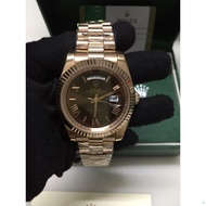 Rolex Rolex (Rolex Rolex ) Rose Gold Automatic Mechanical Men's Watch Coffee Face Men's Watch Boutique Watch Men's Watch