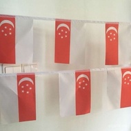 Can Open Tickets 5m 8m Singapore Flag String Flag Table Flag Hand-Waving Flag Hanging Flag Small Fla