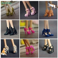 DUILIAN 1/6 Dolls Boot Plastic Fashion Foot Length 2.2cm High Heels Shoes