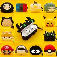 【GOOD】Airpods 1/2 AirPods Pro ，Pro2  Case Shockproof Silicone Cute Casing AirPods 3 Case InPods Pro 13 Cover保护壳盒子