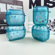 RJINHIT BTS Jimin Soft Shell Airpods Protective Case Compatible with Apple Airpods 1 2 3 And pro Ser