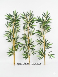 Batang Bambu Artificial tanaman hias dekorasi hiasan rumah bambu partisi penyekat pembatas ruangan s