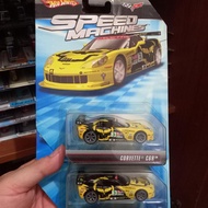 Hot Wheels Speed Machines Corvette C6R Yellow Black Rare