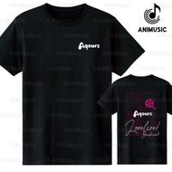 Love Live T-shirt Sunshine Aqours Ruby (Black) short sleeve