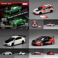 MH 1/64 Honda Civic Type R FD2 FL5 EK9 Static Alloy Diecast Car Model Toy Birthday Gift