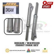 HONDA EX5 DREAM EX5DREAM/WAVE100 WAVE-100 W100 FRONT FORK SET ASSY ABSORBER DAMPER INNER OUTER DEPAN