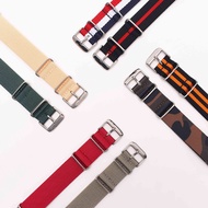 NATO NATO NATO Nylon Strap Extended Nylon 20mm Canvas Watch Strap Three-Ring Pin Buckle Breathable v