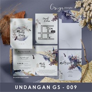 GS-009 Wedding Invitation | Griya Silver Invitation Blank