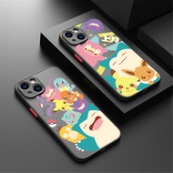Pokemon Snorlax Pikachu Charmander Phone Case For iphone 16 Pro 15 11 14 Plus Max 12 13 Mini XS 7 8 
