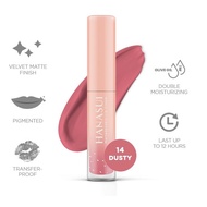 Hanasui Lip Cream Matte  Lengkap 16 pilihan warna Lipstick Hanasui Mattedorable Lipcream ASLI Origin