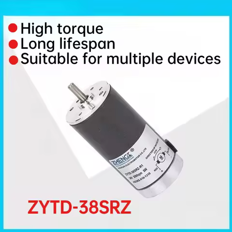 Dc motor 12V/24V Dc brushed micro motor ZYTD-38SRZ-R high-speed motor Ma Up to 12V/24V