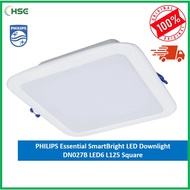 [3000K / 6500K] PHILIPS Downlight DN027B LED6 7W 600LM L125 SQUARE - HSE