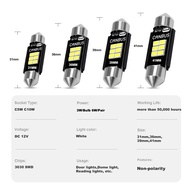 High-quality△☂◙1pc LED c5w CANBUS License Plate light Light Dome LED 36mm 39mm 41mm Festoon 31mm Put