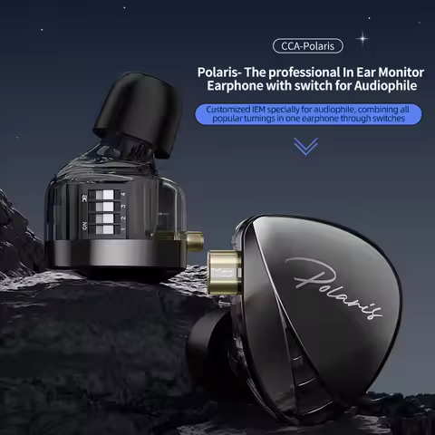 CCA Polaris Star In-Ear High-Quality Dynamic Wired Gaming Headset for Gaming And Music with Comforta