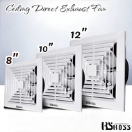 BS BOSS exhaust fan 8inch 10inch 12inch Ceiling Type Exhaust fan ventilation fan Direct exhaust fan 