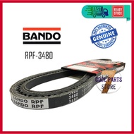 RPF3480 RPF3430 BANDO Raw Edge Fan Belt RPF 3480 Bando Automotive &amp; Aircon Belt - 100% Original