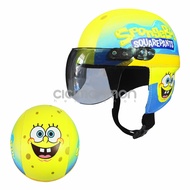 SUPER Helm Anak Retro Balita Karakter SpongeBob