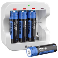 AA Rechargeable Batteries with Charger,Hixon 3500mWh High-Capacity Rechargeable AA Battery,Constant 