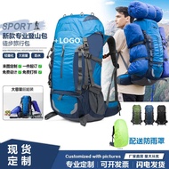 Outdoor Sports Hiking Bag 55L Large Capacity 2025 Autumn New Product Backpack Hiking Camping Travel 